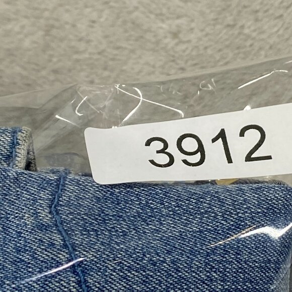 Christine Alexander Trucker Jacket Women L Blue Denim Rhinestone Mandala Crystal - Picture 15 of 16